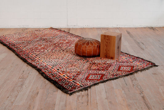 Rabie- goddes  380 x 180 mm Vintage Moroccan Boujaad Rug