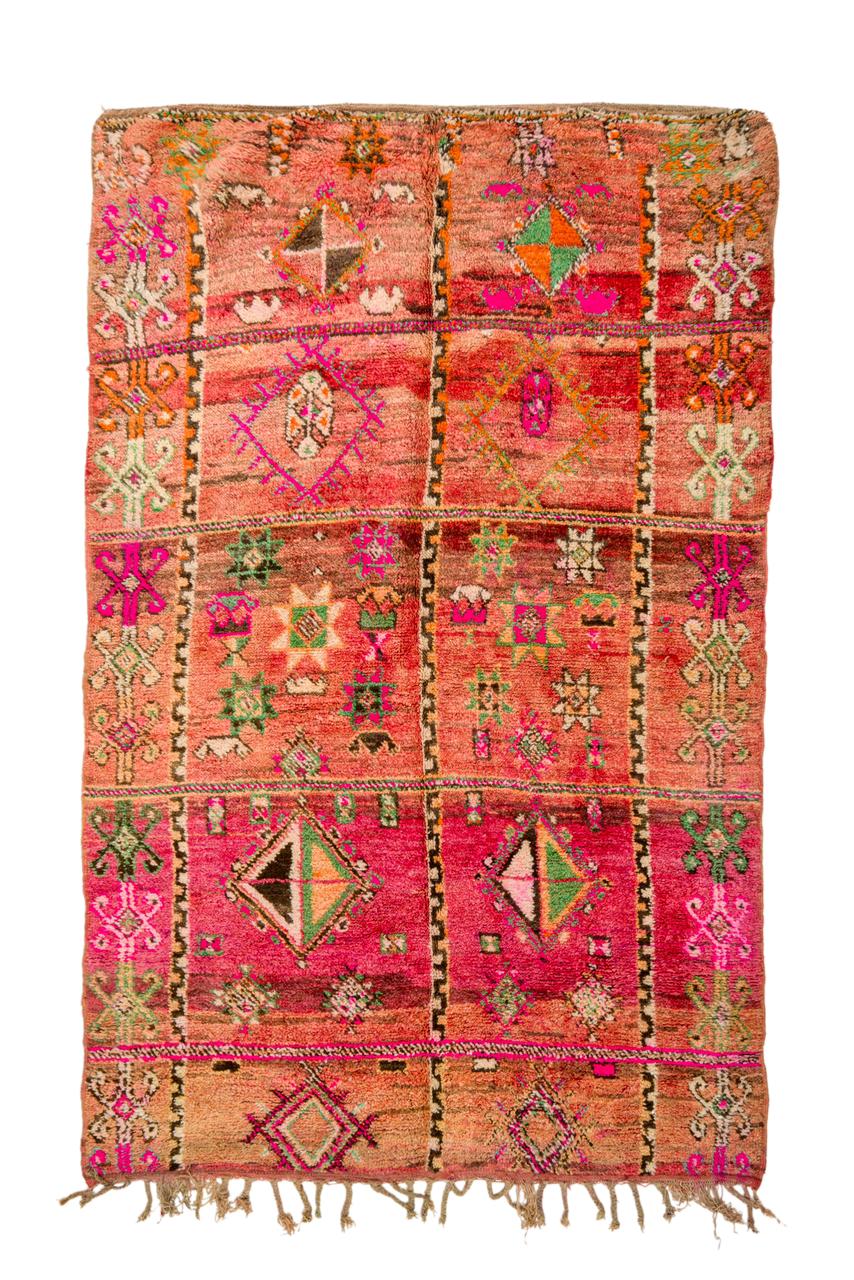 Vintage Moroccan Boujaad Rug