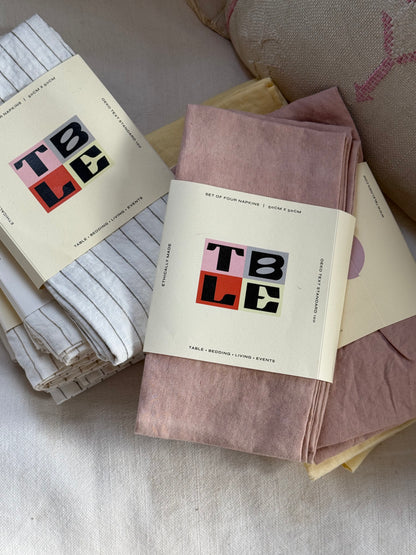 Nude Pink Napkin - Set of Four