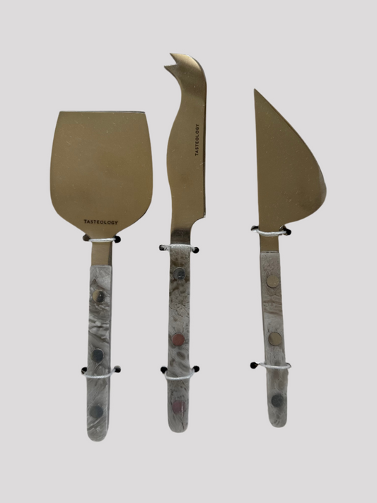 Tasteology Cheese Knives - Monochrome