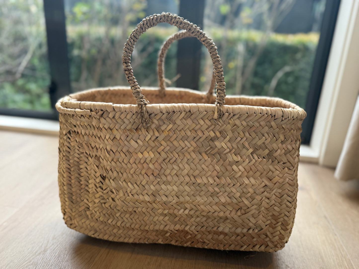 Woven Market Basket ( LAST ONE )