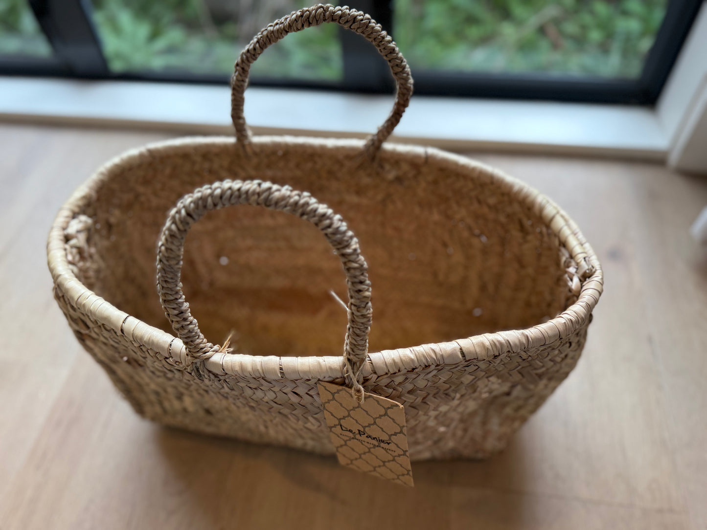 Woven Market Basket ( LAST ONE )