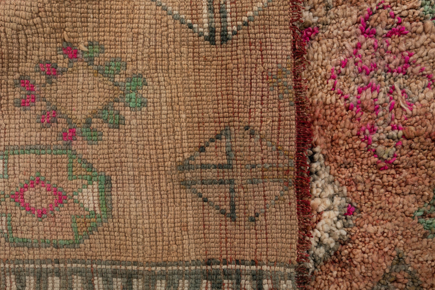 Vintage Moroccan Boujaad Rug - Pinar