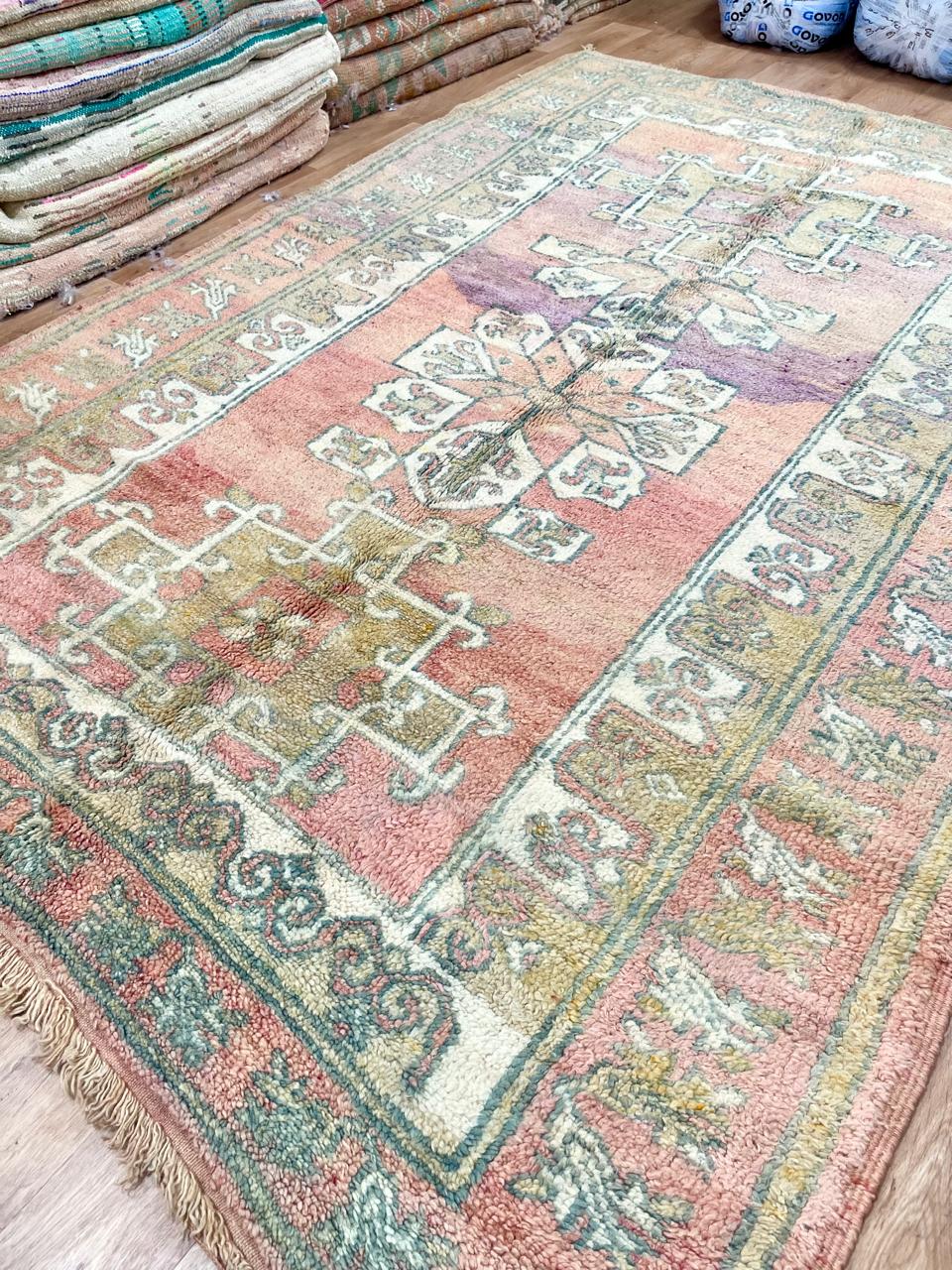 Vintage Moroccan Boujaad Rug - Sunrise -  2750x 1800 mm