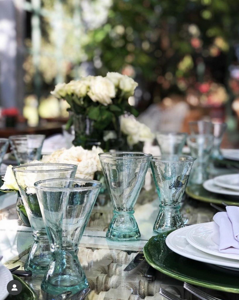 Moroccan Clear Wine Glass