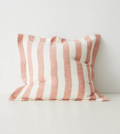VITO CORAL - Playful cabana stripe -50cm x 50cm