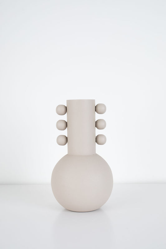 Textured Iron Vase