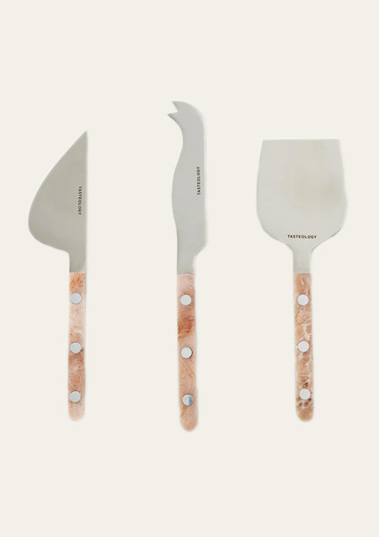 Tasteology Cheese Knives - Taupe