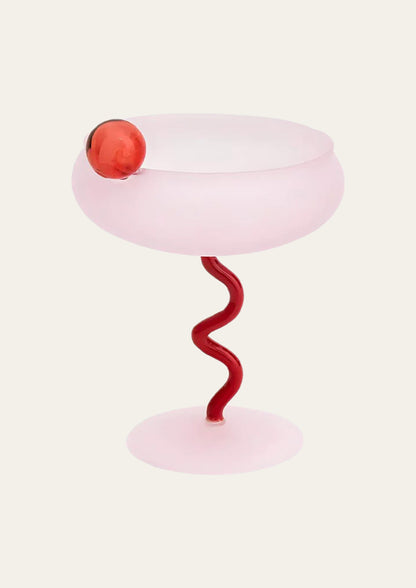 Lollipop Coupe Cocktail Glass