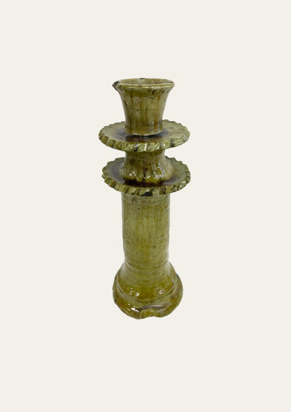 Moroccan Green Candle Holder