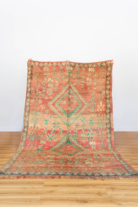 Vintage Moroccan Boujaad Rug -Aahira