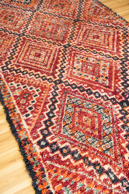 Vintage Moroccan Beni M'Guild Rug - Tajine