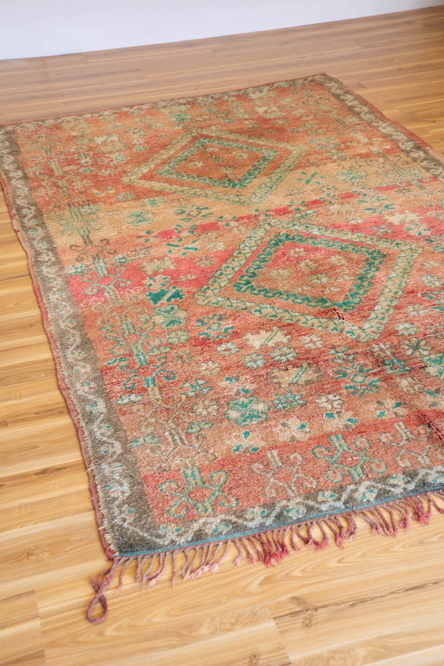 Vintage Moroccan Boujaad Rug -Aahira