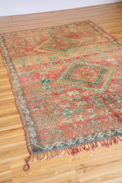 Vintage Moroccan Boujaad Rug -Aahira