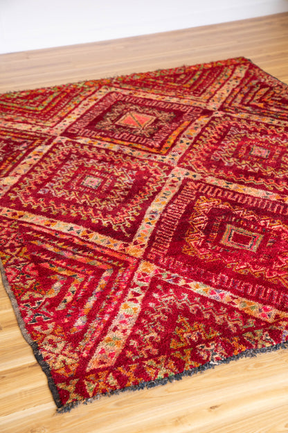 Vintage Moroccan Beni M'Guild Rug - Nurhan