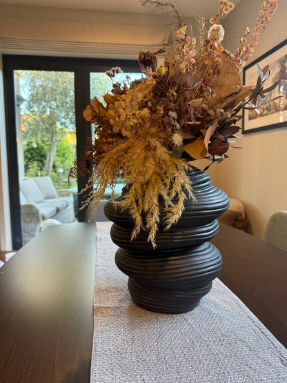 Capas Vase Black