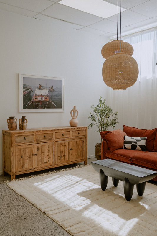 New Creamy- Le Mont Moroccan Beni M'Rirt Rug 2780 x 2000mm