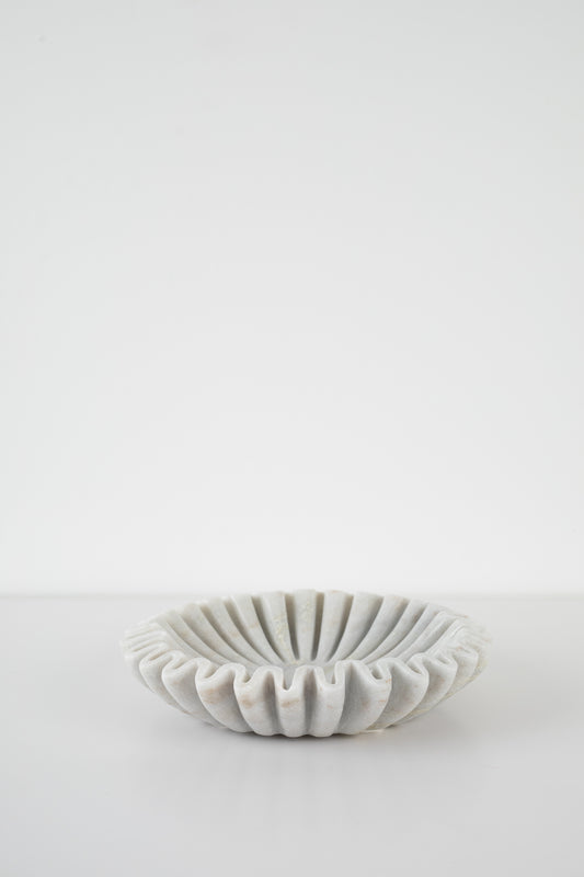 Pleat Marble Dish - Small