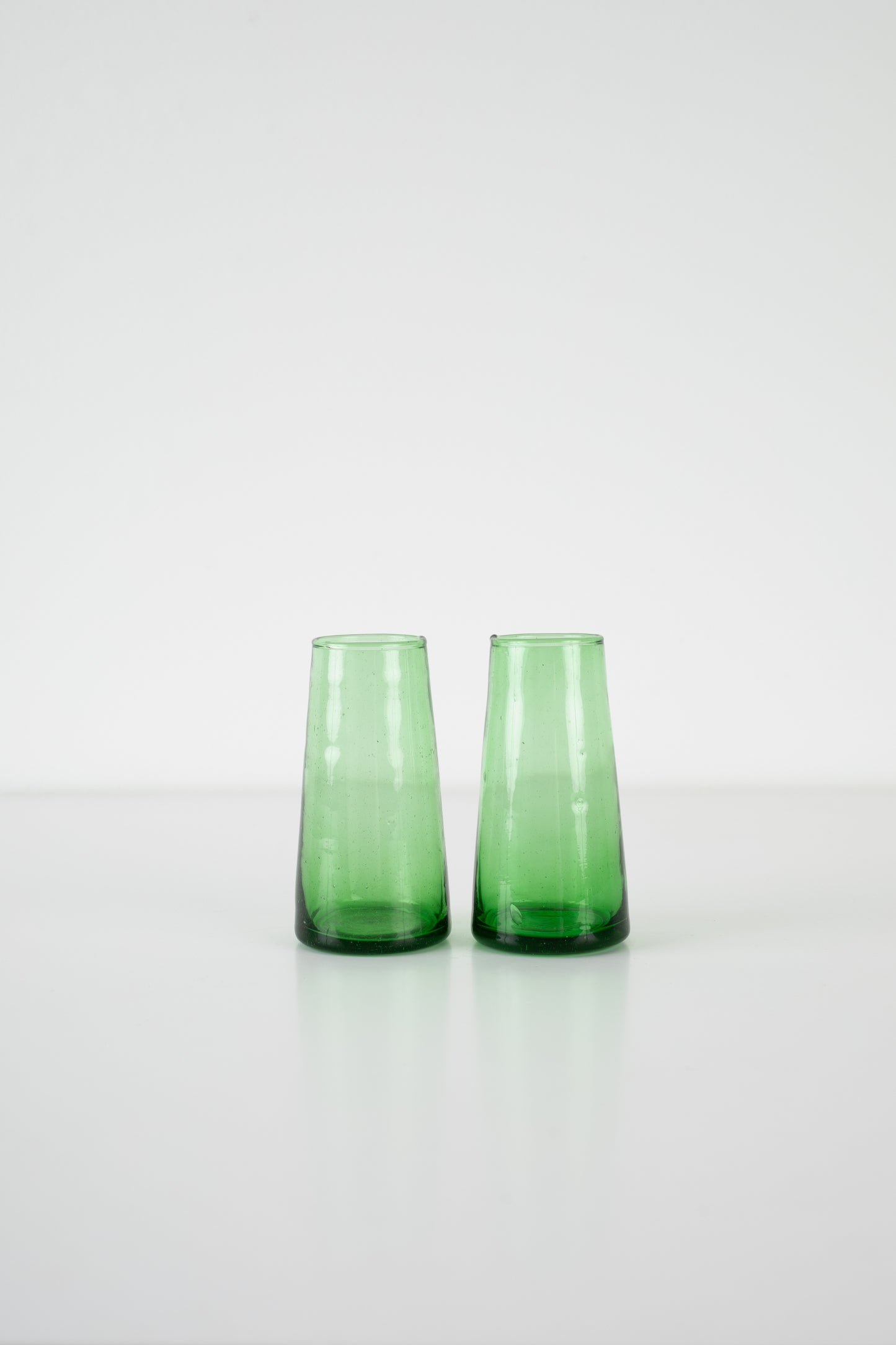 Moroccan Green Coneshaped Champagne Glass