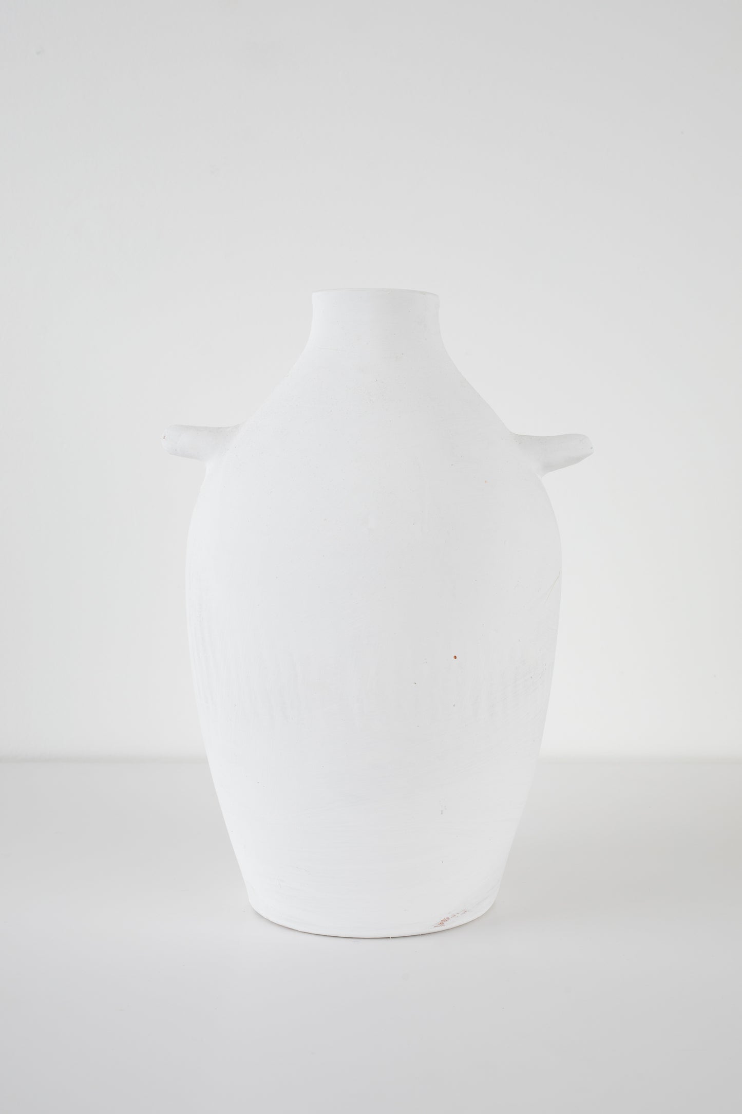 Moroccan White Ceramic Vase