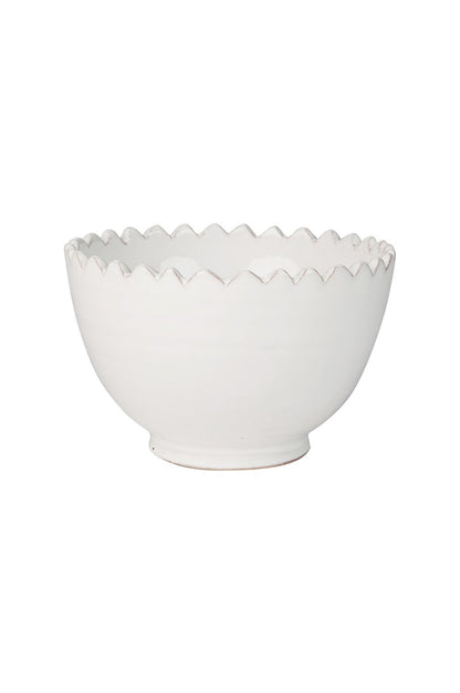 Moroccan White Zigzag bowl bohzali nz