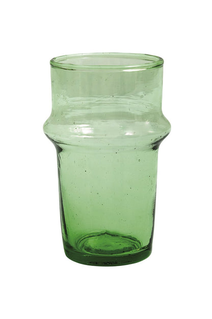 Moroccan Green Beldi Glass - Extra Large 